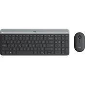 Logitech MK470 Slim Wireless Keyboard and Mouse Combo Graphite -YU