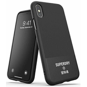 SuperDry Moulded Canvas iPhone X/Xs Case cierny/black 41544 (SUP000002)