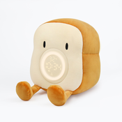 Generic Plišasta budilka za toast, USB-polnilno držalo za mobilni telefon, zatemnitvena LED lučka za spanje ob postelji, (21125769)
