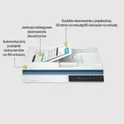 HP Ploski skener ScanJet Pro 3600 f1 1200 x 1200 DPI A4 bela