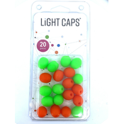 LIGHT CAPS LIGHT CAPS mešanica oranžna + zelena, 20 kom v pakiranju