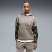 PUMA Sport Animal Fleece Hoodie Women, Clothing, Mouse Gray, L