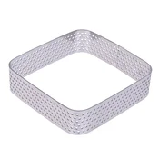 shumee Perforiran pekač za tartlete, kvadraten, 7,5 x 7,5 x v 2 cm, z robom za tartlete