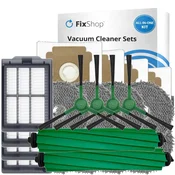 Set rezervnih dijelova za iRobot Roomba Plus 405 Combo, 505 Combo (2x Glavna cetka, 4x Filter, 4x Bocna cetka, 8x Krpa za brisanje, 4x Vrecica za praš