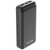 ColorWay powerbank/ 20 000 mAh/ 2x USB/ USB-C/ Micro-USB/ Črna