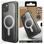 Raptic X-Doria Secure ovitek za iPhone 14 Plus z MagSafe, zelen