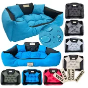 AIO FACTORY KingDog Blue Vodoodporna pasja postelja Couch 145x115, (21215218)