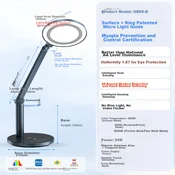 Haishibao Stona lampa OE60-D, 20-40W, Crna