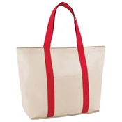 TORBA PLATNENA STRICKER VILLE 92824105 NATUR/rdeča