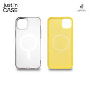 JUST IN CASE Maske za iPhone 14 Plus 2u1 Extra case MAG MIX PLUS žuta i providna