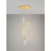 BELLINA LED LUSTER 6X ZLATNA/STAKLO 24W IP20 3000K TRIAC PRIGUŠLJIVA NL9187012