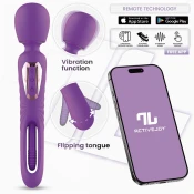 InToYou App Series Salma Flipping Tongue Wand with App Purple