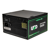 Napajanje G650 * 650W UGD Power 12cm FAN, 20+4pin, 4+4pin, 4xSATA, 2xIDE, 2x6+2pin 80Plus, Black