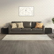 vidaXL Klubske mizice s kovinskimi nogami 2 kosa črne 50x50x40 cm