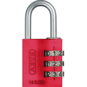 Abus 145/30 obešanka na številke rdeča