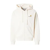 Carhartt WIP Jopa na zadrgo American Script svetlo bež