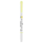 Označevalec, 1,0/3,5 mm, dvostranski, ZEBRA Mildliner Fluorescent, rumen