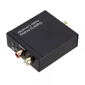 Adapter opticki Toslink F - 2xRCA OUT