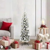 vidaXL vidaXL Umestno božično drevo Zelena 120 cm PVC in Jeklo in Plastika, (5000067507)