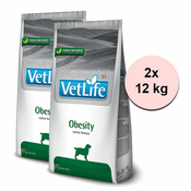 Farmina Vet Life Obesity Canine 2 x 12 kg