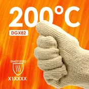 Henghui Zaštitne rukavice DGX82, Krem