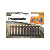Panasonic lr6eps10bw-aa baterije 10 kom 6+4F alkalne ever