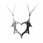 Ogrlica z obeskom ALCHEMY GOTHIC - Darkling Heart - P851