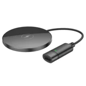 Hoco original brezžična polnilna postaja CW31 magnetna 15W MagSafe, brezžični polnilec iPhone 14 črn