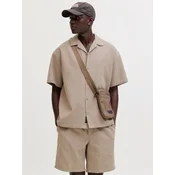 Jack & Jones Srajca Global 12295551 Bež Relaxed Fit