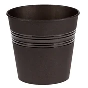 Vedro za cvetlični lonček 19 cm GRAFIT plastika svetlo