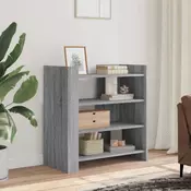 Vidaxl vidaXL Omarica, siva sonoma hrast 73,5x35x75 cm, material na osnovi lesa