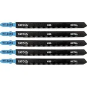 YATO Žagin list za vbodno žago 130 mm za kovino TPI21 5 kosov