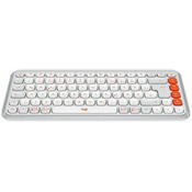 Logitech Pop Icon Keys tipkovnica, Bluetooth, SLO g., bela (920-013072)