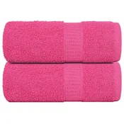 Rucnici za pranje ŽABA 2 kom. Roze 30x30 cm 360 g/m2