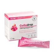 Aura Herbals - Colladrop Glow, morski kolagen, 5000 mg (30 vrečk)
