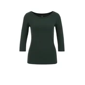 WE Fashion Majica temno zelena