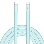 Kabel USB-C–USB-C Verbatim Sync & Charge SoftTouch - 100 W, 120 cm, moder (30276)