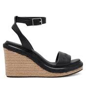 Espadrile Calvin Klein Wedge Sandal 70 - He HW0HW02376 Črna