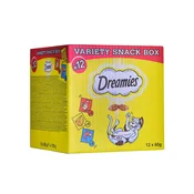 DREAMIES DRS Variety Snack Box - cat treats - 12x60 g