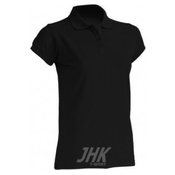JHK ženska polo majica kratkih rukava, crna velicina m ( popl200bkm )