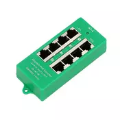 Extralink 4 Portni | Gigabit PoE Vstavljalnik | Aktiven, 4 porti Gigabit 802.3at/af, Način A