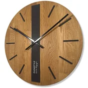 shumee Lesena stenska ura Oak Classic 50cm črna