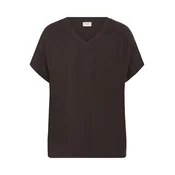 KAFFE CURVE Bluza KCmille  čokolada