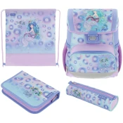 Školski set Herlitz Loop Plus - Mystic Mermaid, ruksak, dvije pernice i torba