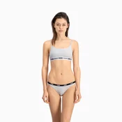 Womens Pumas Bikini Underwear 2 Pack, Gray, Size 5, Clothing