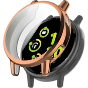 GS 2v1 ovitek z zaščitnim ovitkom za Garmin Vivoactive 5, roza zlat