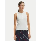 Tommy Hilfiger Top WW0WW49251 Écru Slim Fit