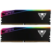Patriot DDR5 - 48GB - 6400 - CL - 32 (2x 24 GB) Dual Kit (black, VEUR548G6432K, Viper Elite 5 Ultra RGB, INTEL XMP, AMD EXPO)