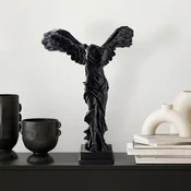 Atelier Del Sofa Dekorativna figura Nike, 28x40x18 cm, Crna