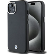 Bmw Etui BMW Signature Wrapped Metal MagSafe za iPhone 15/14/13 - črno